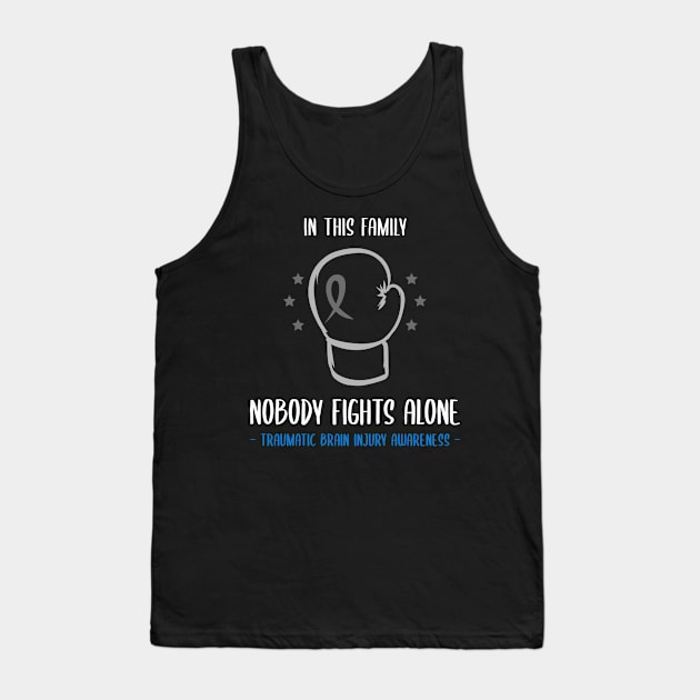 Traumatic Brain Injury Awareness Tank Top by victoria@teepublic.com